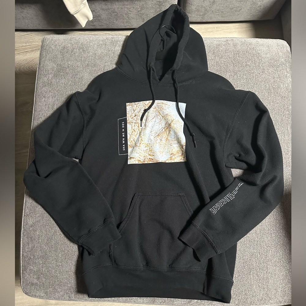 Shawn Mendes Black Graphic Hoodie Merchandise
